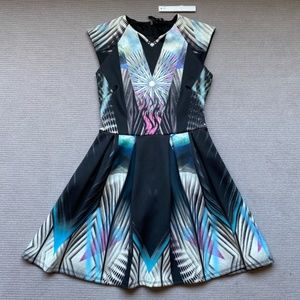 Aqua galaxy dress